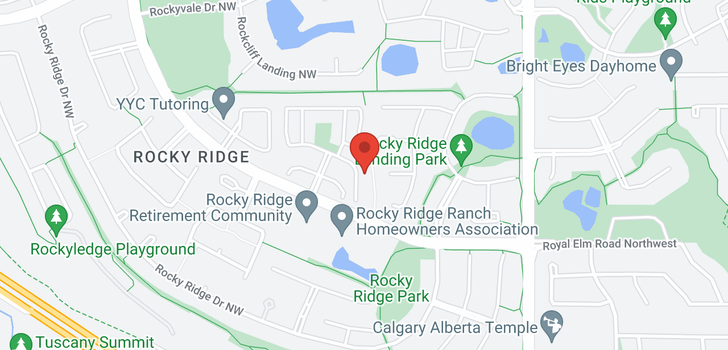 map of 138 Rocky Ridge Point NW
